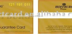 SGS PROOVED Plastic Barcode Card thumbnail-1