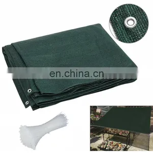 Plastic Net HDPE Knitted 75% Agricultural DarkGreen Shade Net thumbnail-1