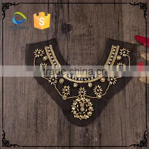High End Crochet Lace White Shirt Collar Designs thumbnail-1