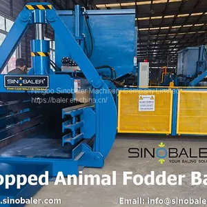 Chopped Animal Fodder Baler, Chopped Animal Fodder Baling Machine thumbnail-1