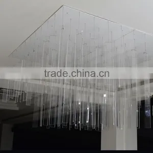 Pendant Clear Craft Acrylc Square Ceiling Decoration thumbnail-2