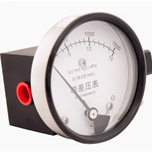 Diaphragm Type 15Kpa Differential Magnetic Differential Pressure Gauge thumbnail-1
