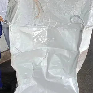White Color 1ton pp Big Bag White Bulk Bag Cement Bulk Bag for Packing Cement thumbnail-1
