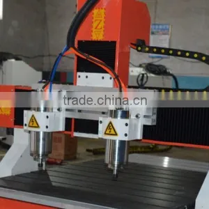 2015 New Design Excellent Quality Two Heads Cnc Router 6090 thumbnail-2