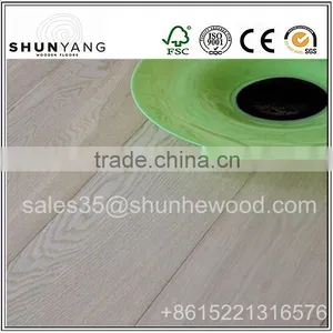 White Wax Oiled Oak Engineered Wood Flooring thumbnail-1