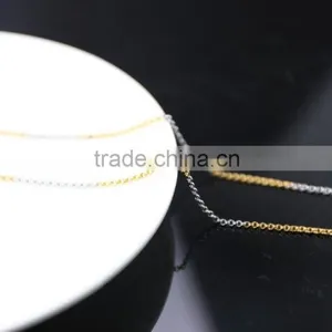 2015 Summer Popular Gold and Rhodium Plated Thin Chain Jewelry thumbnail-5