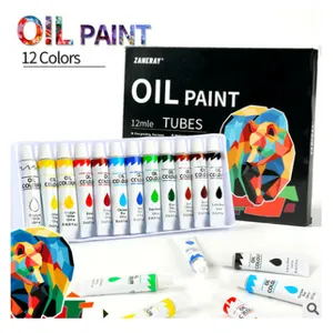Art Supplies 24 Colors Non-toxic for Canvas Painting Acrylic Paint Artist Set thumbnail-3