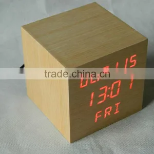 WL0833 Square Shape Calendar Snooze Temperature Mulit Function Desktop Clock thumbnail-2