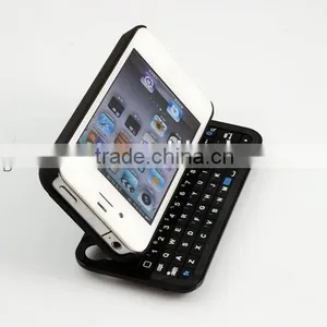 For Iphone 4 4S Wireless Bluetooth Keyboard Case thumbnail-1