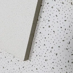 Acoustic Mineral Wool Panel 8mm 10mm Pin Hole Mineral Fibre Ceiling Class Room thumbnail-5