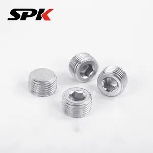 304 Stainless Steel Taper Thread Hexagon Socket Plug (Model 4TN), 1/8