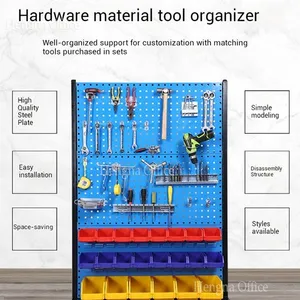 Hengna Heavy Duty Material Rack for Home Improvement – Perfect for Storing Tools, Paints, and Building Supplies thumbnail-1