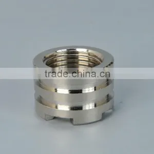 Gernal NPT Pipe Threaded Brass Inserts With Chrome or Nickel Plating thumbnail-5