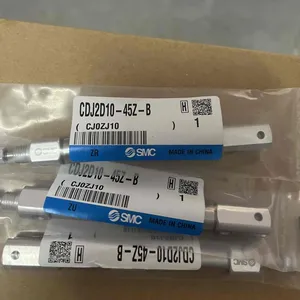 100% Original SMC Air Cylinder CDJ2B6-60RZ-B CDJ2D10-45Z-B CDJ2E10-140AZ-A Stainless Steel Mini Cylinder Tail Inlet Cylinder thumbnail-3