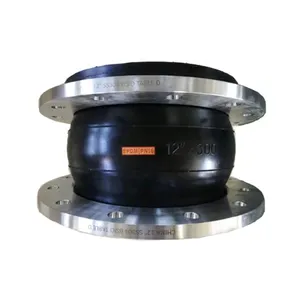 Rubber Joint Epdm Rubber Joint High Quality Flange Type Bellows Flexible EPDM Single Sphere Rubber Expansion Joints thumbnail-1