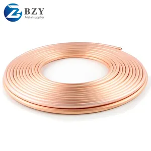 Copper Tube Cheap 99% Pure 1inch Copper Nickel Pipes 15mm 20mm 25mm Copper Tubes 3/8 Brass Tube Pipes thumbnail-1