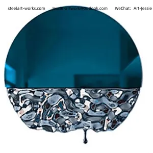 Sample Room DecorationIndoor Installation StructureWall Mounted Stainless Steel Art thumbnail-3