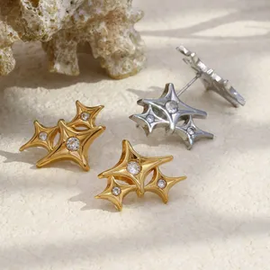 Surgical Steel Earrings for Daily Wear Tarnish Resistant 316L Stainless Steel Wholesale Price thumbnail-4