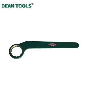 Non-Sparking Single Bent Box Wrench,Ring Wrench, 45-degree Bend, Aluminum Bronze,Spark-free Safety Wrench thumbnail-4