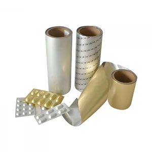 200mm Width Printed Medicinal Aluminum Foil With VC Coating for Pharma Blister Packaging thumbnail-5