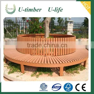 Best Seller Low Price Durable Double Garden WPC Chair Plastic Wood Furniture thumbnail-1