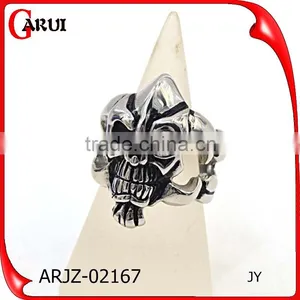 Stainless Steel Jewelry Ally Express Cheap Wholesale Man Skull Ring Supplier's Choice thumbnail-1