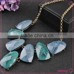 Newest Design Fashion Women Jewelry Charm Chunky Necklace Spring and Summer Necklace thumbnail-1