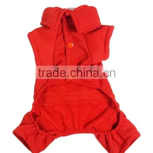 200 Pcs Sold in One Day Fit for Spring and Autumn USA Air Force Printed Red Dog Fleece Pet Clothes thumbnail-4