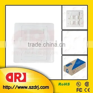 Cat5e Four Ports 86*86 Face Plate thumbnail-1