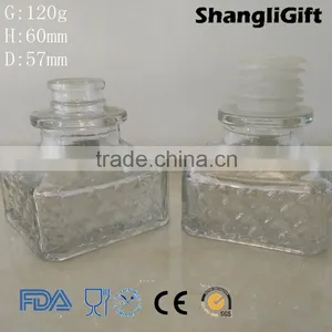 Square Glass Wine Bottle Lids thumbnail-1