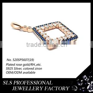 2015 Fashion Russian Jewelry Sets 925 Cubic Zircon Woman Silver Wedding Jewelry Set thumbnail-4