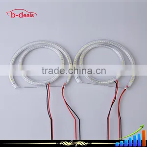 B-deals Two Choices SMD Plastic Cover Angel Eyes Led Rings for Mitsubishi LANCER X thumbnail-5