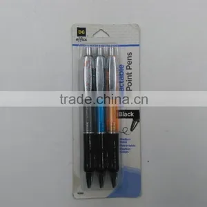 Promotional Ball Pen Telescopic Office Plastic Pen thumbnail-1