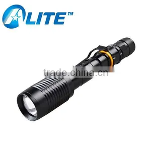 2000lm Aluminum XM-L Zoomable Long Range Tactical Torch thumbnail-1