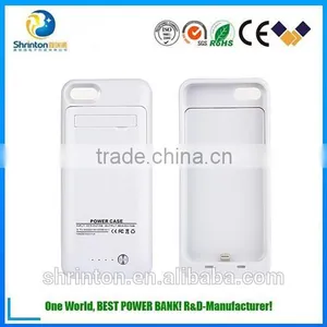 2015 New Products, Plastic Backup Battery Case 4500mAh 5v Rechargeable Battery for Iphone 5/5S/6 4.7" thumbnail-2