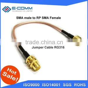 Bulk Buy !! RP SMA Female to RP SMA Male Antenna Connector Pigtail Jumper Cable RG316/RG174/RG58 15CM thumbnail-3