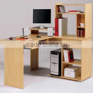 Modern Furniture Design Corner Computer Desk With Drawer Locker (SZ-ODB352) thumbnail-5