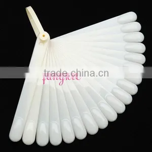 Hot Nail Plastic Products Natural Fan Shape Tips Nail Display 20 thumbnail-2