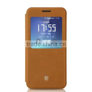 Original Baseus View Window Leather Case For Samsung S7 Terse Series PU Leather Flip Cover Case For Samsung Galaxy S7 TB-0236 thumbnail-3
