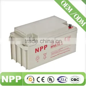 12 Volt Solar Sealed Lead Acid Battery 12v 65ah thumbnail-1
