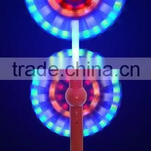 LED Light Up Double Swivel Fans Spinner thumbnail-1