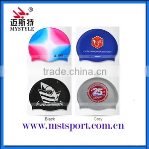 Water Sport Unique Aqua Silicone Swimming Caps/waterproof Swimming Caps thumbnail-1