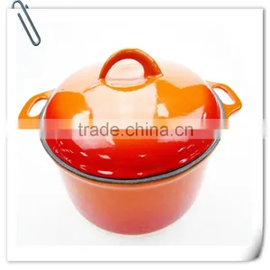 High Quality Colorful Enamel Cast Iron Cookware/casserole thumbnail-1