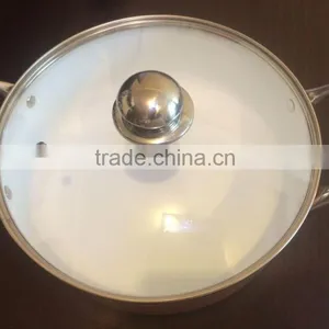 Copper Aluminum Non-stick Press Ceramic Cookware Set Kitchen Used Cooking Pot Casserole Stock Pot thumbnail-2