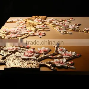 Handcraft Resin Frame for Lily Flower Painting thumbnail-1