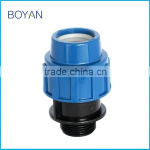 pp Compression Quick Pipe Fitting for Irrigation Male Adaptor thumbnail-1