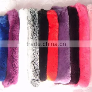 Multicolor Genuine Rex Rabbit Fur Plate for Garment /ihpone Covers thumbnail-1