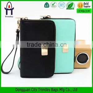 Wholesale PU Leather Women Wallet Female Clutch Wallet for Phone 6 thumbnail-3