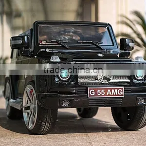 Licensed Ride on Cars for Kids Mercedes Benz G55 12V Official Authorized Baby Car With Music thumbnail-3