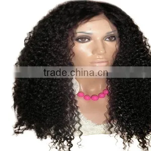 Wholesale Price Indian Kinky Curly Full Lace Wig thumbnail-1